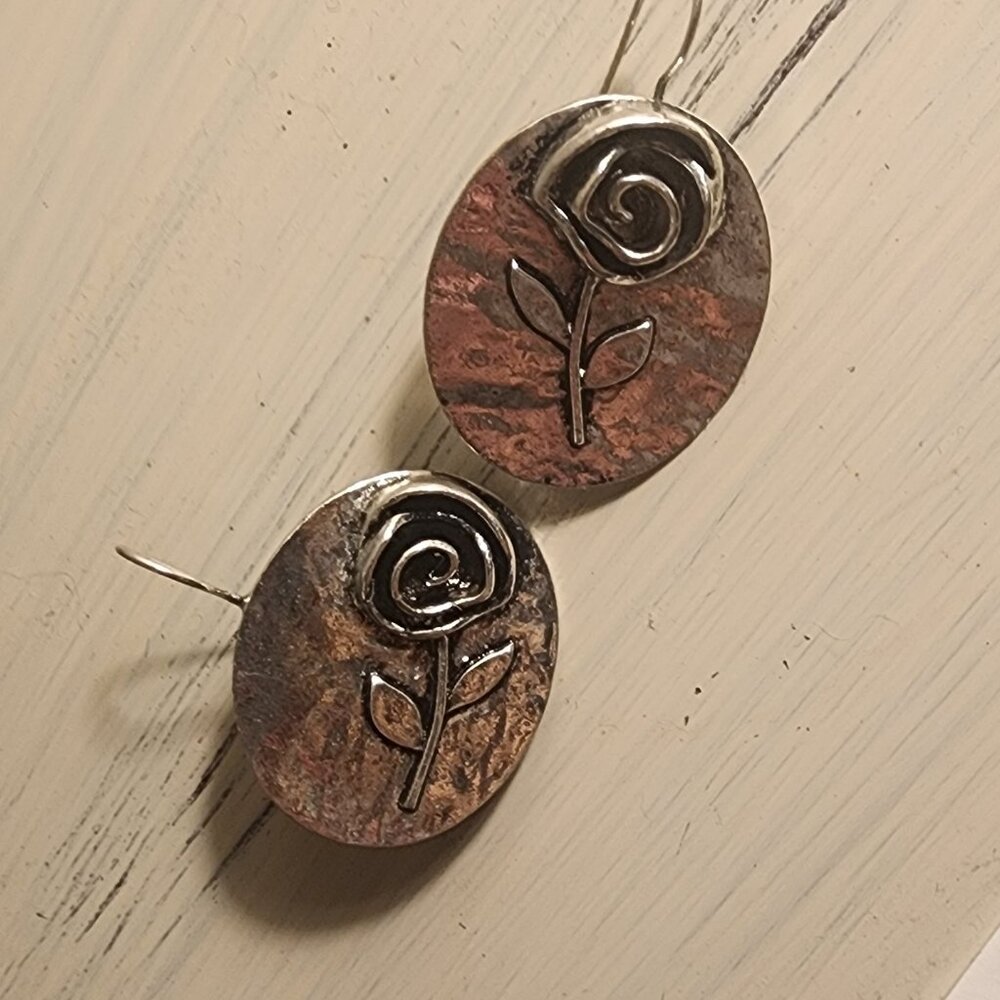 Rose earings